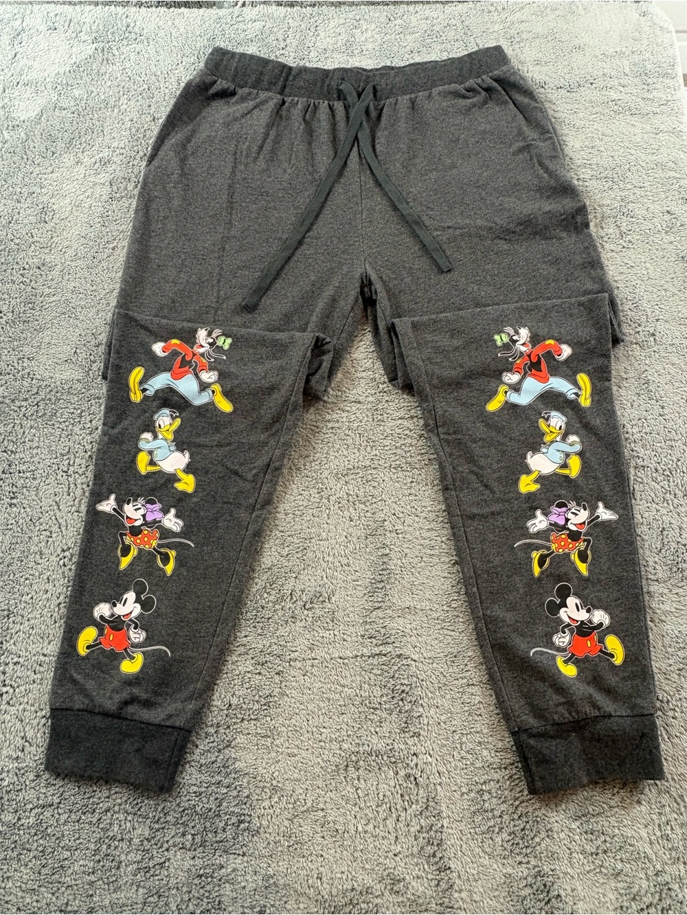 Disney Dark Gray Mickey & Friends Graphic Joggers